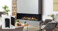 Regency City Series Gas Fireplace Corner Installation