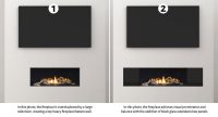 Regency City Series Gas Fireplace Extended Viewing Panels