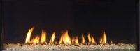 Regency City Series Gas Fireplace Starfire Crystals Iceberg Crushed Glass